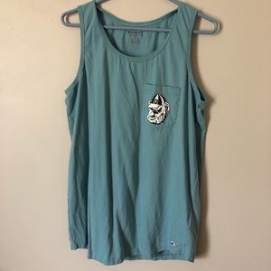 UGA Champion Tank Top Size Large Blue